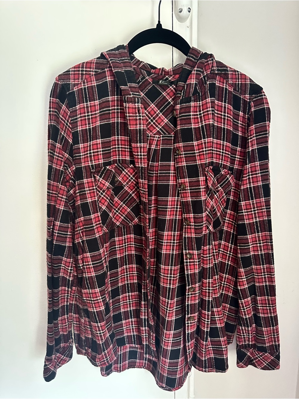 Forever 21 Hooded Flannel , Size XL